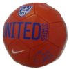 Carli Lloyd Autographed/Signed USA Red Nike Soccer Ball JSA 13997