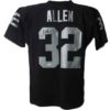 Marcus Allen Autographed Oakland Raiders Mitchell & Ness Black L Jersey JSA 14001