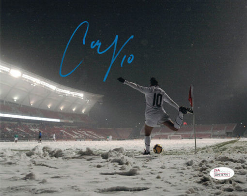 Carli Lloyd Autographed/Signed USA Soccer 8x10 Photo JSA 14004