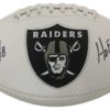 Ray Guy Autographed/Signed Oakland Raiders Logo Football HOF JSA 14032