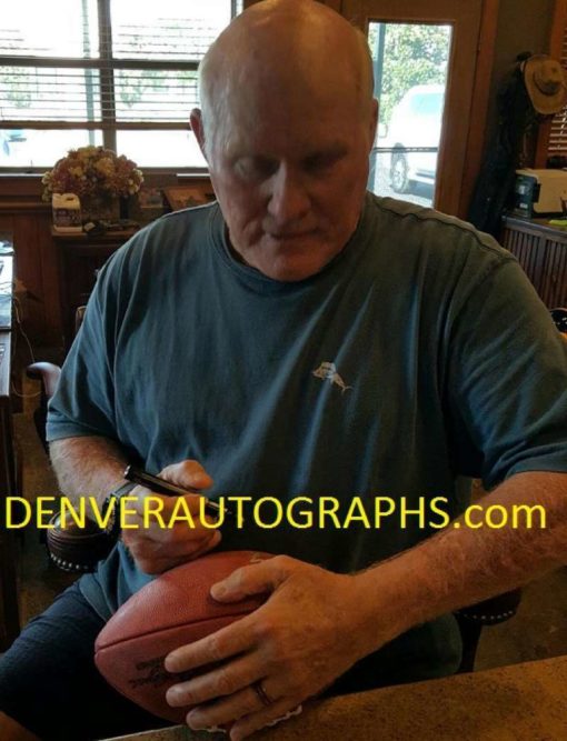 Terry Bradshaw Autographed Pittsburgh Steelers Official NFL Football JSA 14034