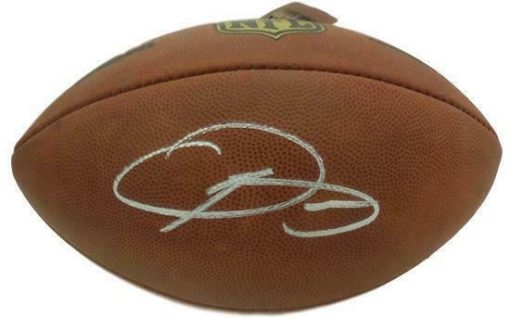 Odell Beckham Autographed New York Giants Official NFL Football JSA 14038