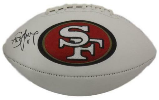 Steve Young Autographed San Francisco 49ers Logo Football JSA 14043