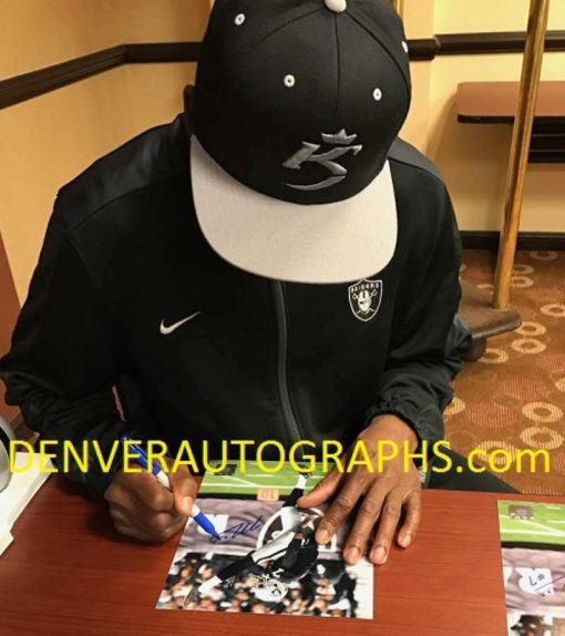 Marquette King Autographed/Signed Oakland Raiders 8x10 Photo JSA 14091 PF