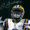 Leonard Fournette Autographed/Signed LSU Tigers 8x10 Photo JSA 14101
