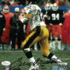 Terry Bradshaw Autographed/Signed Pittsburgh Steelers 8x10 Photo Muddy JSA 14115
