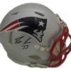 Dion Lewis Autographed New England Patriots Speed Mini Helmet JSA 14190