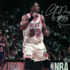 Alonzo Mourning Autographed/Signed Miami Heat 8x10 Photo Steiner 14221