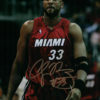 Alonzo Mourning Autographed/Signed Miami Heat 8x10 Photo Steiner 14228