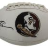 Deion Sanders Autographed Florida State Seminoles Logo Football JSA 14248