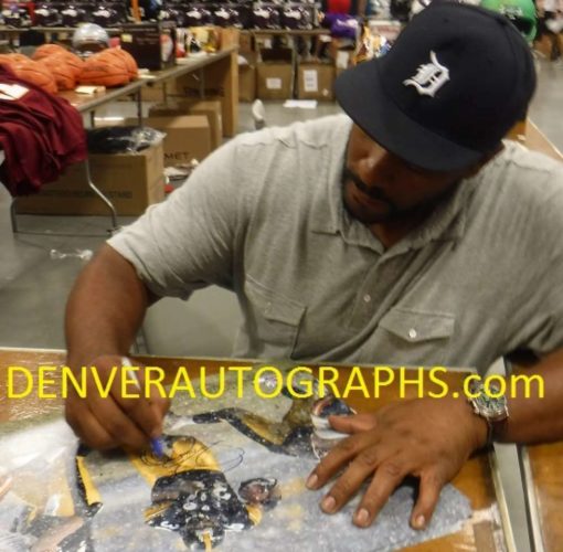 Jerome Bettis Autographed Pittsburgh Steelers 16x20 Photo Snow JSA 14251 PF