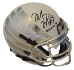 Marcus Mariota Autographed Oregon Ducks White Mini Helmet Heisman JSA 14274