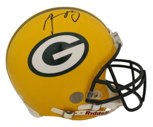 Aaron Rodgers Autographed/Signed Green Bay Packers Proline Helmet JSA 14279