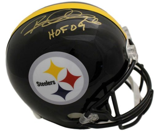 Rod Woodson Autographed/Signed Pittsburgh Steelers Replica Helmet HOF JSA 14319