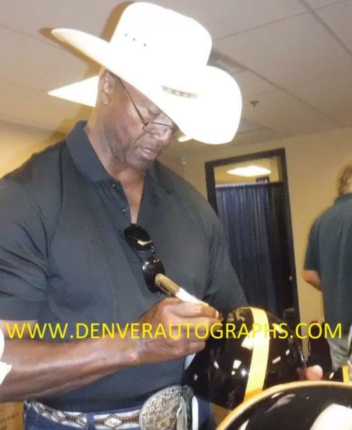 Mel Blount Autographed Pittsburgh Steelers TK Helmet HOF & SB Champ JSA 14321
