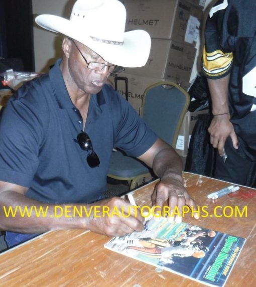 Mel Blount Autographed Pittsburgh Steelers Sports Illustrated 9/8/80 14327