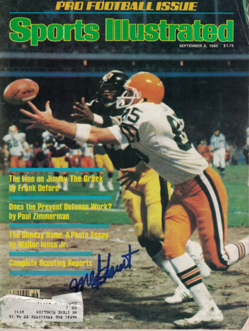 Mel Blount Autographed Pittsburgh Steelers Sports Illustrated 9/8/80 14327