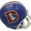 Terrell Davis Autographed Denver Broncos D Logo Replica Helmet HOF 17 JSA 14363