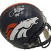 Terrell Davis Autographed Denver Broncos Current Replica Helmet HOF 17 JSA 14364