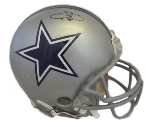 Emmitt Smith Autographed Dallas Cowboys Authentic Helmet BAS 14375