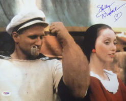 Shelley Duvall Autographed/Signed Popeye 11x14 Photo Robin Williams PSA 14406