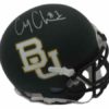 Corey Coleman Autographed Baylor Bears Schutt Matte Green Mini Helmet JSA 14435