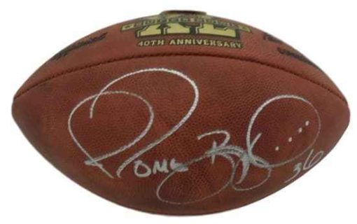 Jerome Bettis Autographed Pittsburgh Steelers Authentic SB XL Football JSA 14436