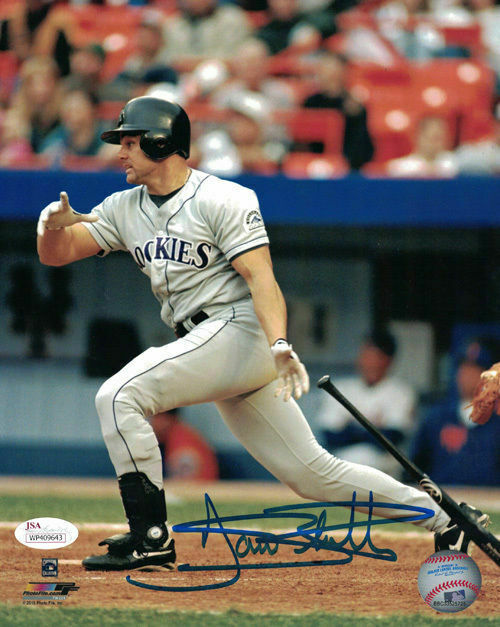 Dante Bichette Autographed/Signed Colorado Rockies 8×10 Photo JSA 14454