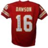 Len Dawson Autographed/Signed Kansas City Chiefs Red XL Jersey HOF JSA 14460