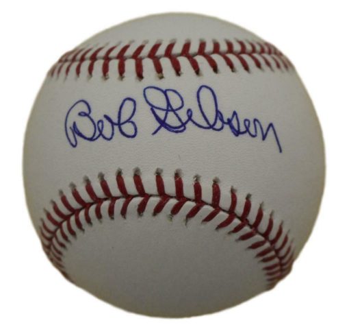 Bob Gibson Autographed/Signed St Louis Cardinals OML Baseball JSA 14490