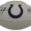 Eric Dickerson Autographed/Signed Indianapolis Colts Logo Football HOF JSA 14500