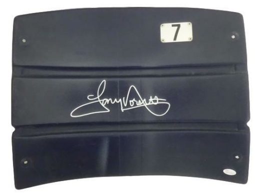 Tony Dorsett Autographed/Signed Dallas Cowboys Stadium Seatback JSA 14501