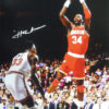 Hakeem Olajuwon Autographed/Signed Houston Rockets 16x20 Photo JSA 14502 PF