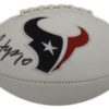 Deandre Hopkins Autographed/Signed Houston Texans White Logo Football JSA 14509