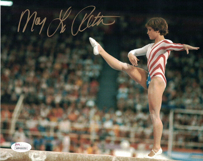 Mary Lou Retton Autographed/Signed USA Olympics 8x10 Photo JSA 14515