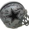Doomsday Autographed Dallas Cowboys Riddell Mini Helmet 6 sigs JSA 14541