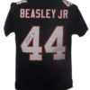 Vic Beasley Autographed Atlanta Falcons Custom XL Black Jersey JSA 14551