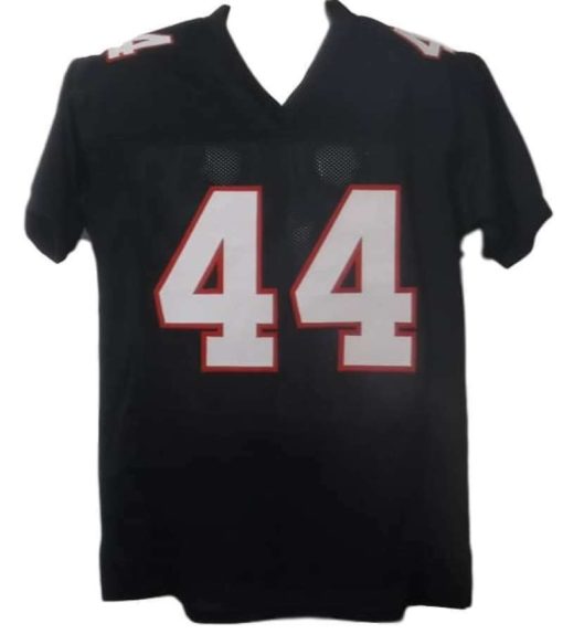 Vic Beasley Autographed Atlanta Falcons Custom XL Black Jersey JSA 14551
