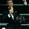 Michael Buffer Autographed/Signed Boxing Ring 8x10 Photo JSA 14553 PF