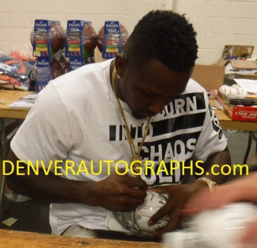 Thomas Davis Autographed/Signed Carolina Panthers Ice Mini Helmet JSA 14558