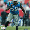 Thomas Davis Autographed/Signed Carolina Panthers 8x10 Photo JSA 14559 PF
