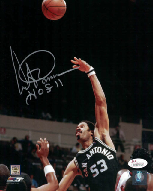 Artis Gilmore Autographed/Signed San Antonio Spurs 8x10 Photo HOF JSA 14614 PF