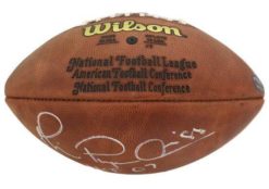 Michael Irvin Signed Dallas Cowboys Authentic Tagliabue Football HOF JSA 14651