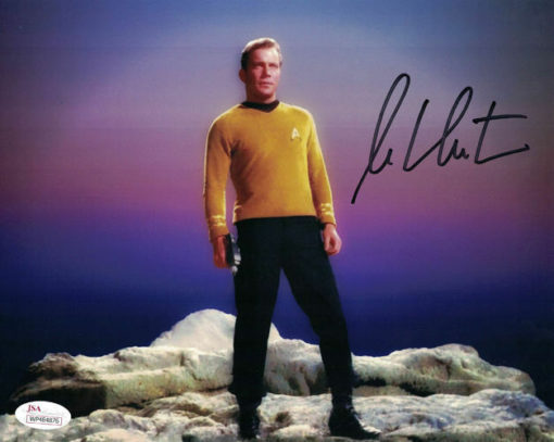 William Shatner Autographed/Signed Star Trek 8x10 Photo JSA 14689