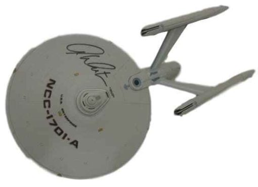 William Shatner Signed Twice Star Trek Starship Enterprise NCC-1701A JSA 14697