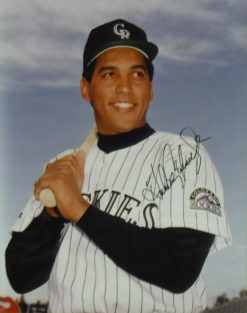 Andres Galarraga Autographed/Signed Colorado Rockies 11x14 Photo 14726