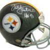 Jack Lambert Signed Pittsburgh Steelers Replica Helmet Grey HOF JSA 14756
