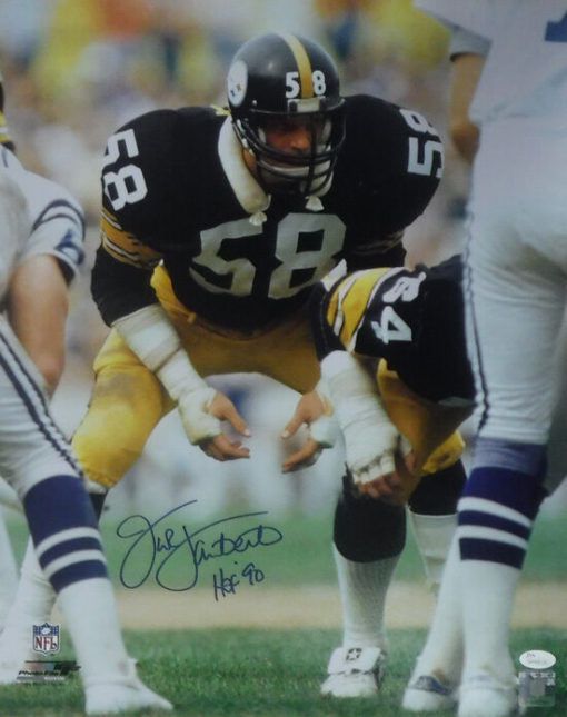 Jack Lambert Autographed/Signed Pittsburgh Steelers 16x20 Photo JSA 14758