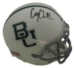 Corey Coleman Autographed Baylor Bears Schutt White Mini Helmet JSA 14768