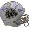 2011 New York Giants Team Signed Replica SB XLVI Helmet 24 Sigs JSA LOA 14790